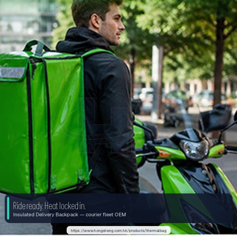 Insulated thermal food delivery bag